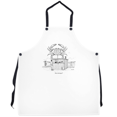 Grilling Aprons - "How's the burger?"
