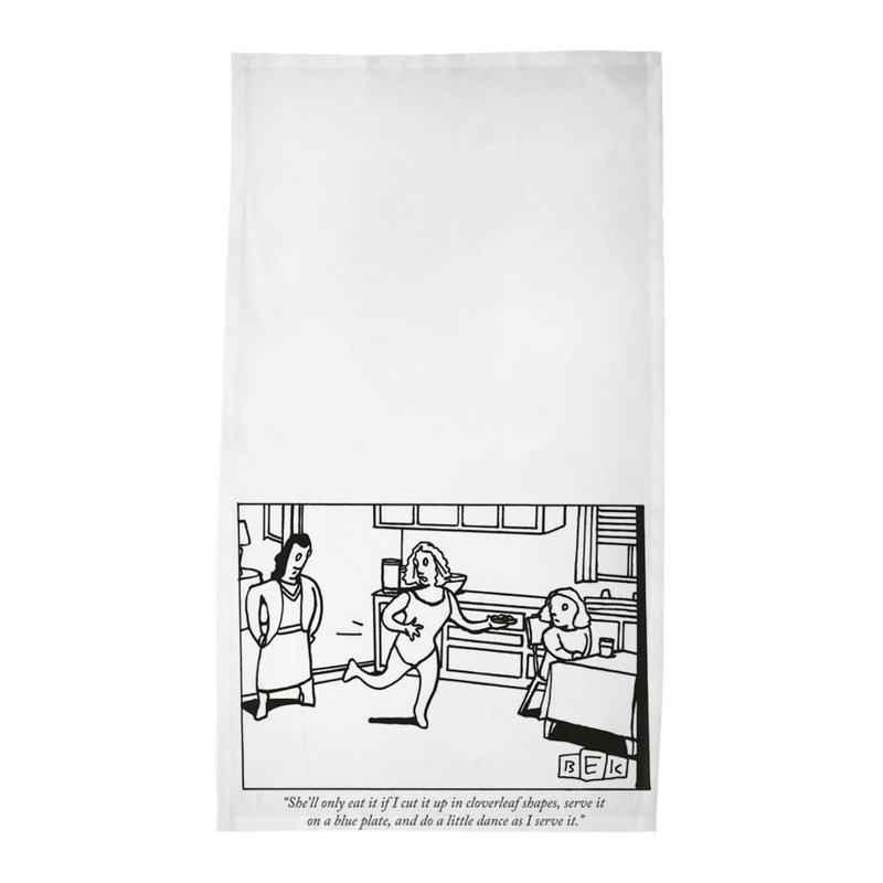 Bruce Eric Kaplan Tea Towels - "She&