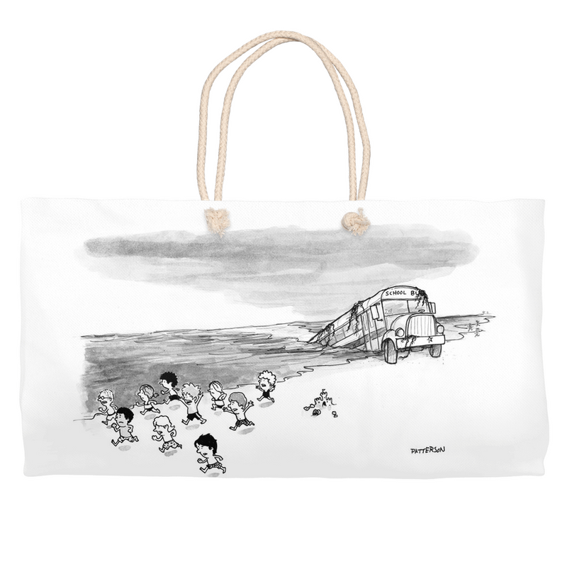 Cartoon Beach Bag / Weekender Tote - Jason Patterson