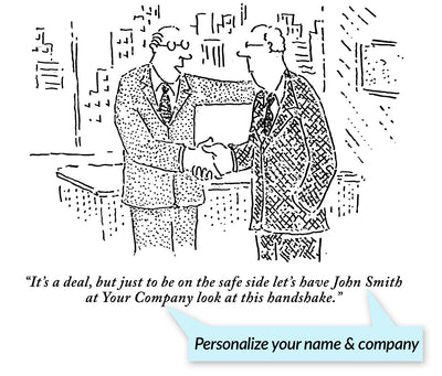 It's a Deal Personalized Cartoon