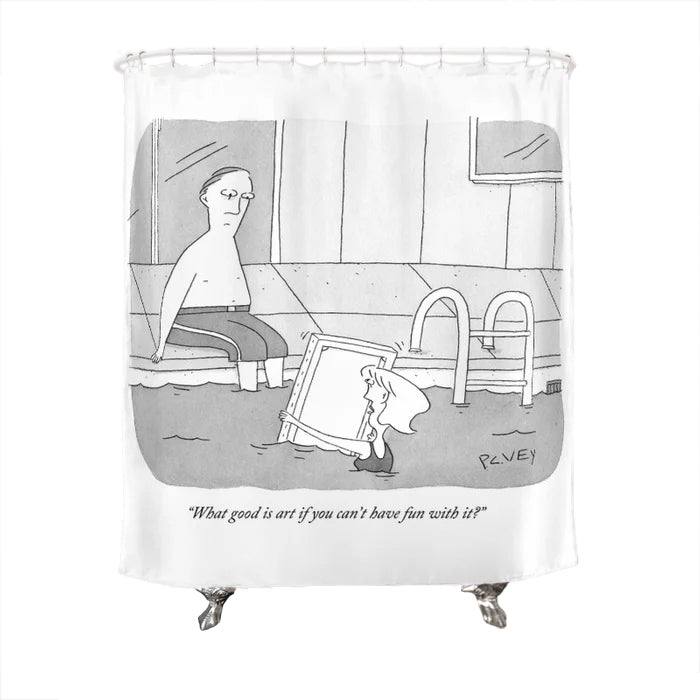 Fun with Art Shower Curtain
