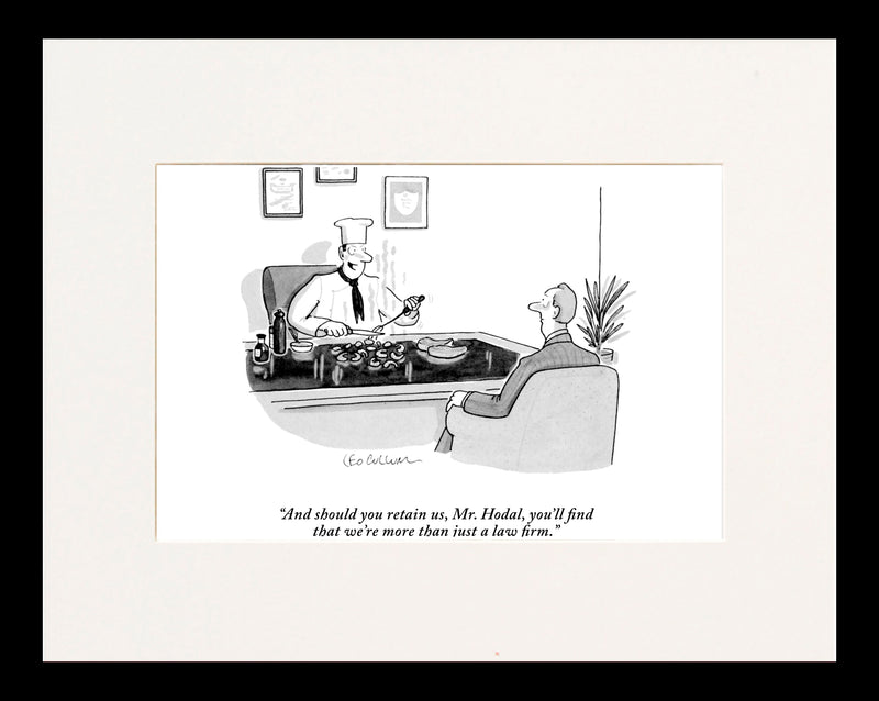 More Than Just a Law Firm Cartoon Print