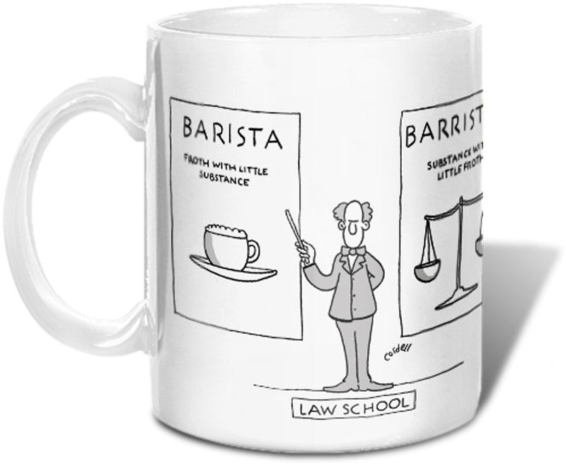 Barista vs Barrister Mug