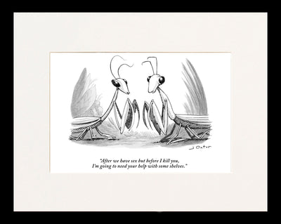 After We Have Sex but Before I Kill You... Cartoon Print