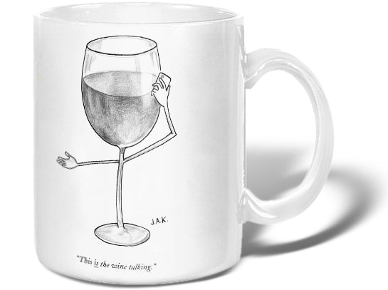 This Is the Wine Talking Mug