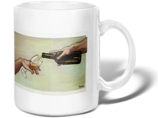 Creation of White Wine Mug