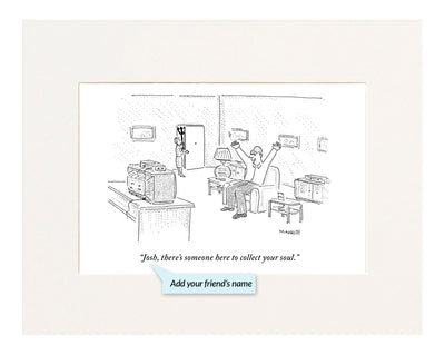 Someone to See You (Personalized) Cartoon Print