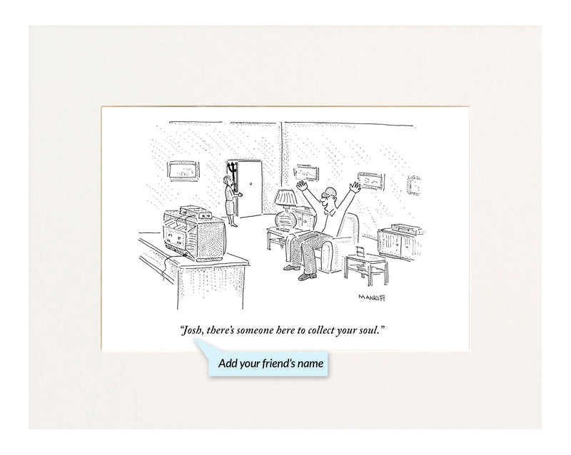 Someone to See You (Personalized) Cartoon Print